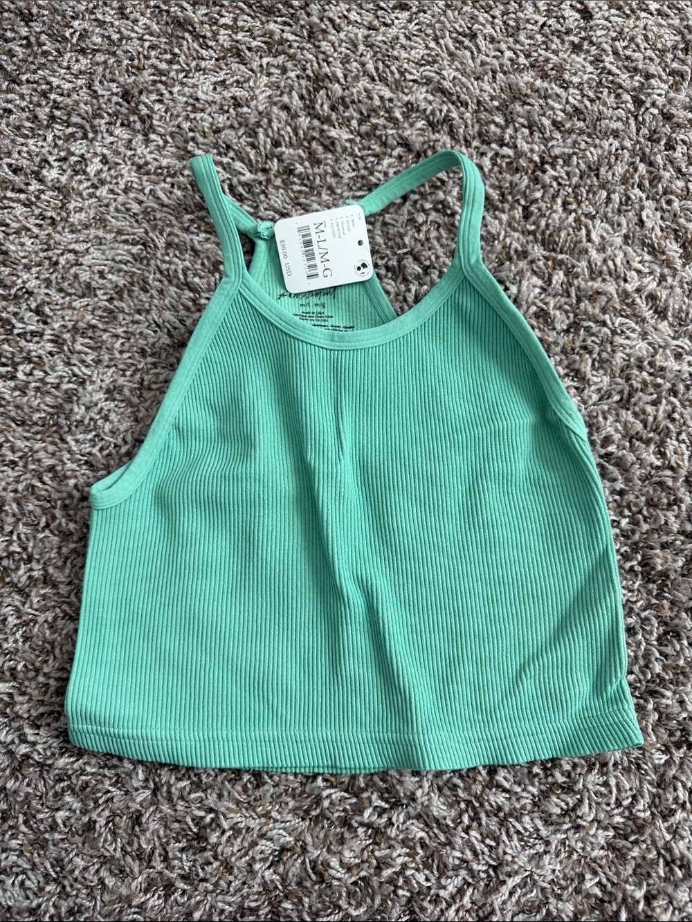 Happiness runs crop top